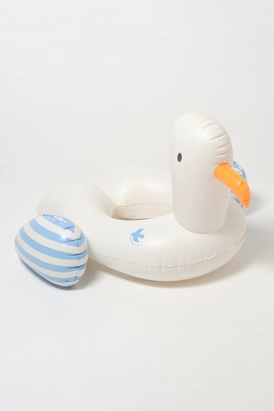 SunnyLife надувне коло з пластику 78 x 78 x 50 cm білий S51TPRBS