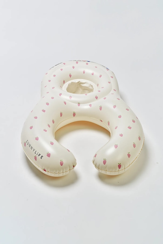 SunnyLife надувне коло з пластику 110 x 74 x 25 cm S61FTSEU бежевий AA00