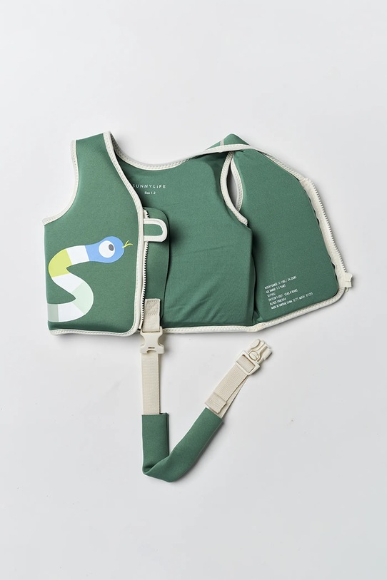SunnyLife kamizelka do pływania 1-2 zielony S61FVIJG