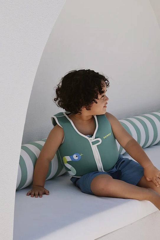 SunnyLife kamizelka do pływania 3-6 S61FVVJG zielony