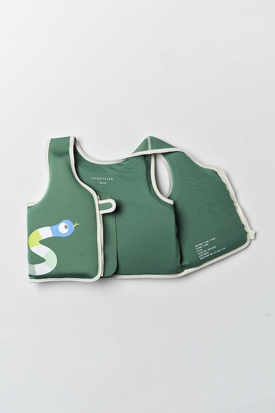 Lifestyle SunnyLife kamizelka do pływania 3-6 S61FVVJG zielony
