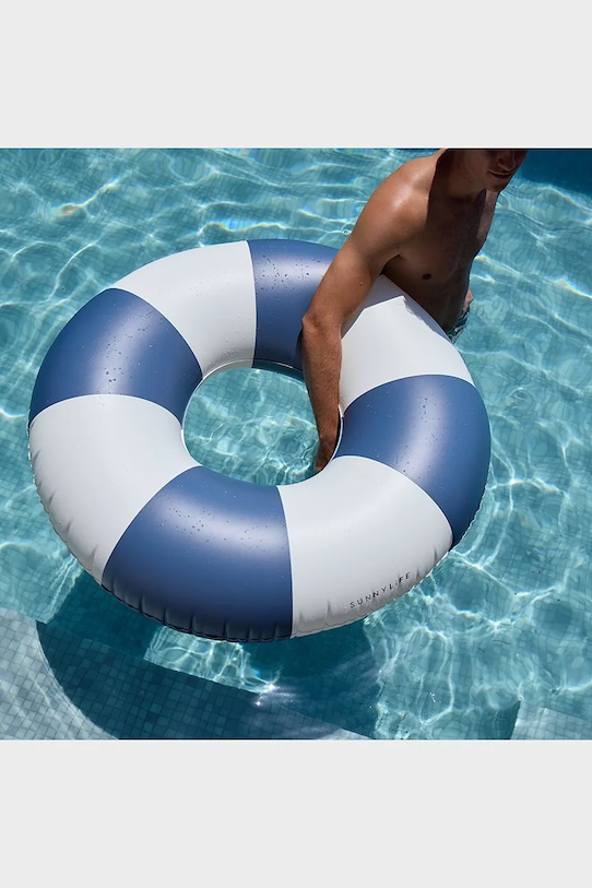 SunnyLife koło dmuchane z tworzywa sztucznego 105 cm granatowy S51TPRNS