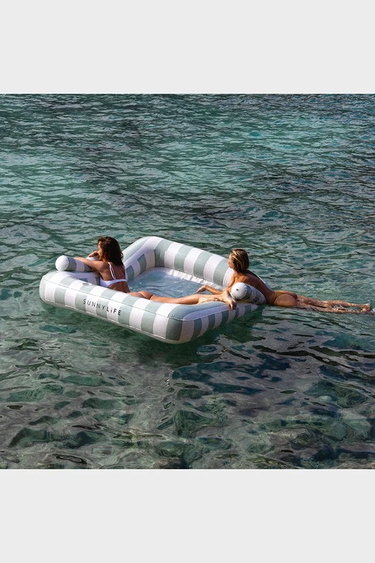 SunnyLife podwójny hamak do pływania 190 x 170 x 42 cm S51DHWHT