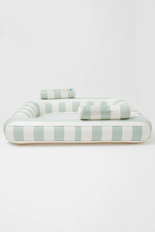 SunnyLife podwójny hamak do pływania 190 x 170 x 42 cm S51DHWHT zielony AA00