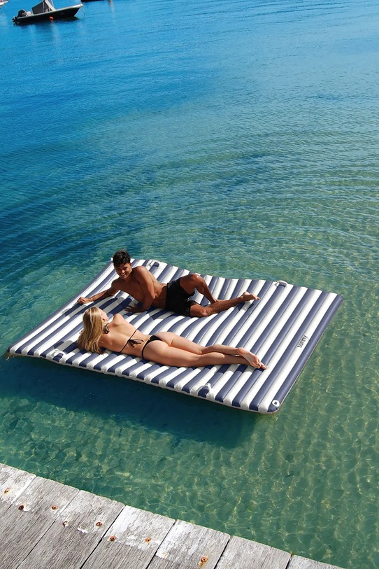 SunnyLife Materac dmuchany 272 x 196 cm S61PPMMS granatowy