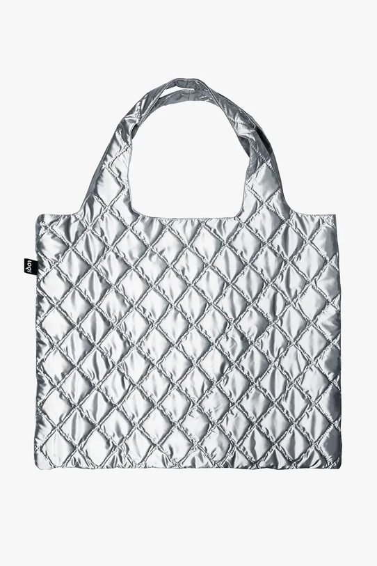 LOQI torba z tworzywa sztucznego srebrny Q.MM.PS.M