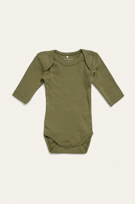 Băieți Name it - Body bebe 50-74 cm (3-pack) 13173245 verde