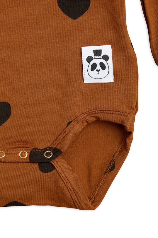 Kojenecký overal Mini Rodini hnědá 1000007016.NOS