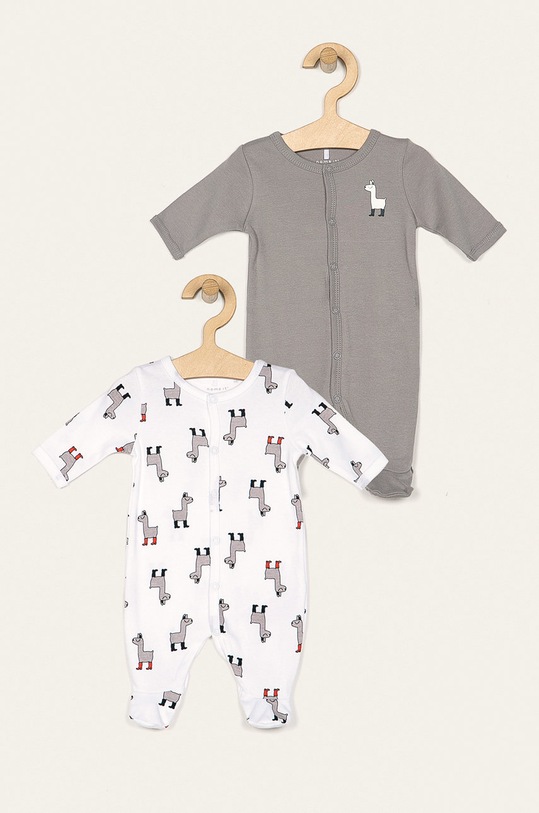 Name it - Costum bebe 50-98 cm (2 pack) alb 13163242