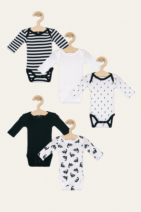 Name it - Body pre bábätká 50-98 cm (5-pak) 5-pak tmavomodrá 13178149