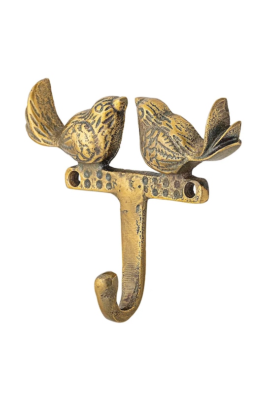 Bloomingville wieszak ścienny Fredo 14 x 11 x 3 cm 82068401 żółty AA00