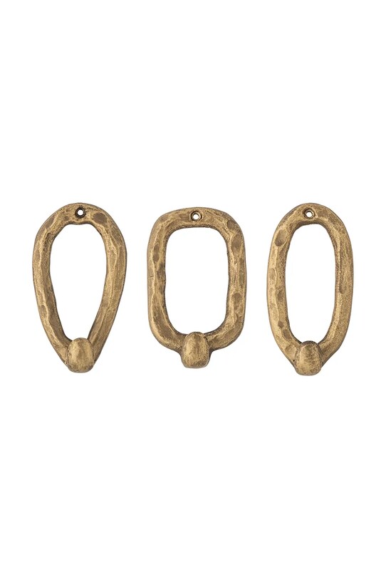 Bloomingville umeras de perete Cias 3-pack 82064845 galben AA00