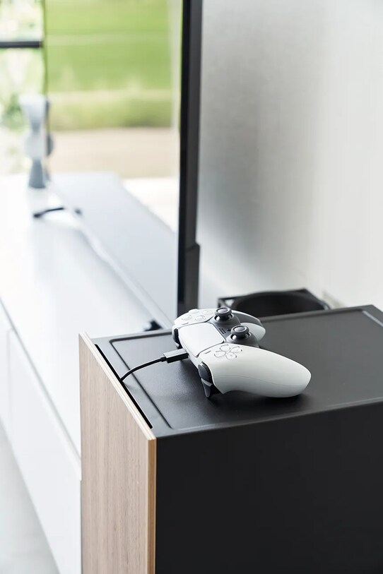 Органайзер для игровой приставки Yamazaki Tower чёрный 2110