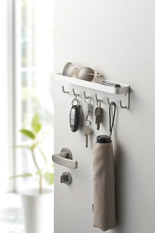 Настенная вешалка с полкой Yamazaki Smart 2754 белый AA00