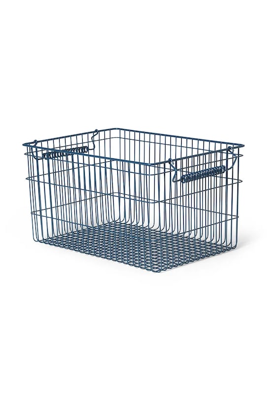 Úložný kôš ferm LIVING Cala 1104269879 tmavomodrá AA00