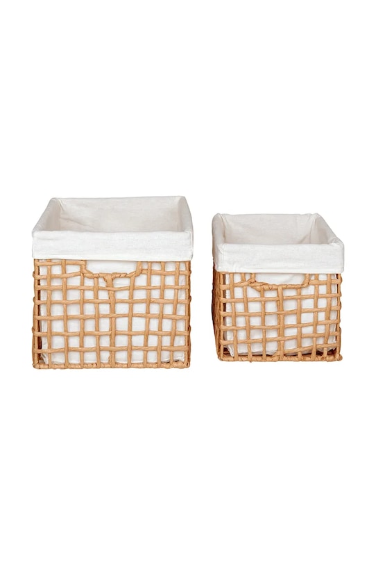 Набір кошиків для зберігання House Nordic Bustelo Baskets 2-pack 4401542 бежевий AA00