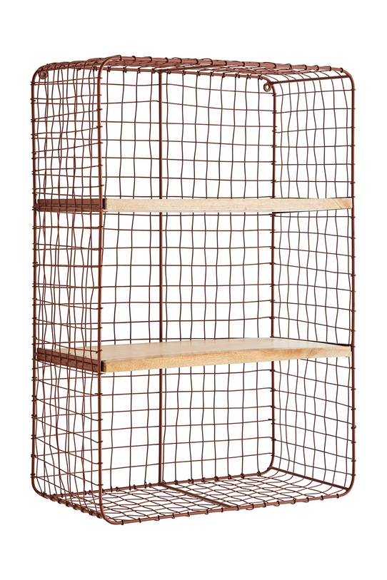 Salon i sypialnia Madam Stoltz półka ścienna 3-pack 35870CPR czerwony