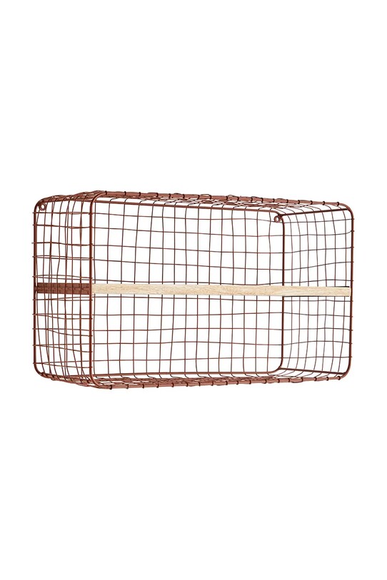 Madam Stoltz półka ścienna 3-pack czerwony 35870CPR