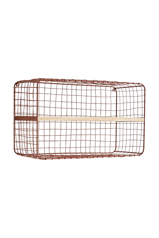 Madam Stoltz półka ścienna 3-pack czerwony 35870CPR