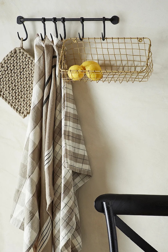 Madam Stoltz coș de perete pentru depozitare 3-pack 35874AB galben AA00