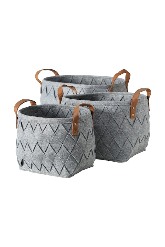 Набір кошиків для зберігання Boltze Toms 3-pack сірий 7539100