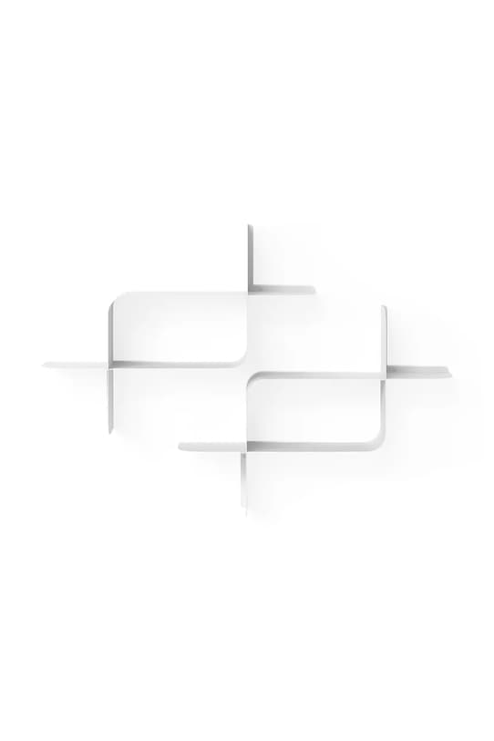 Living și dormitor Umbra raft de perete Montage 2-pack 1022611.660 alb