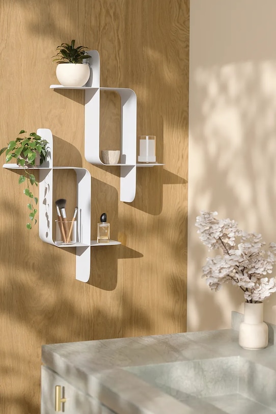 Umbra raft de perete Montage 2-pack 1022611.660 alb