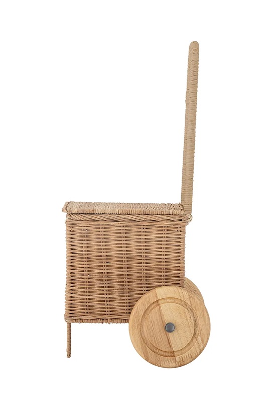 Salon i sypialnia Bloomingville kosz do przechowywania Penne Trolley 29 x 50 x 23 cm 82064724 beżowy