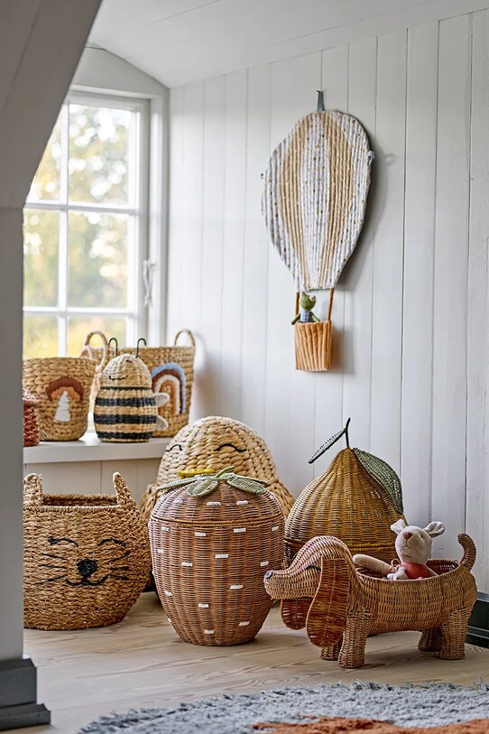 Bloomingville coș de depozitare 50 x 27 x 23 cm maro 82062626