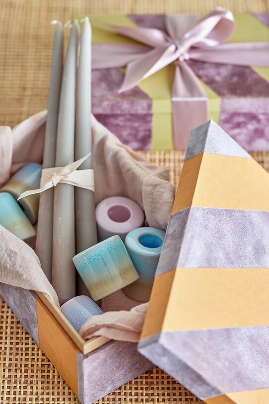 Σετ κουτιών αποθήκευσης Bloomingville Samira 2-pack 82058027 πολύχρωμο