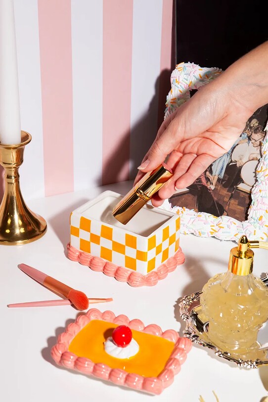 Obývacia izba a spálňa Nádoba s vekom DOIY Sweetie DYBOXSWR oranžová