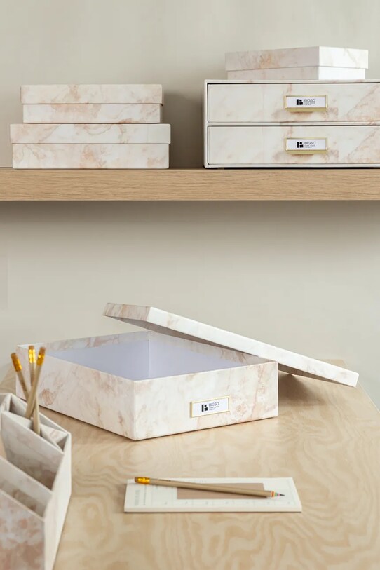 Bigso Box of Sweden pudełko do przechowywania A4 beżowy 945189462.99