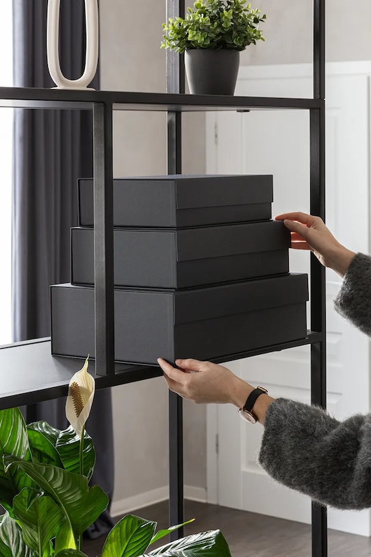 Комплект ящиков для хранения Bigso Box of Sweden 3 шт 123345633.99 серый