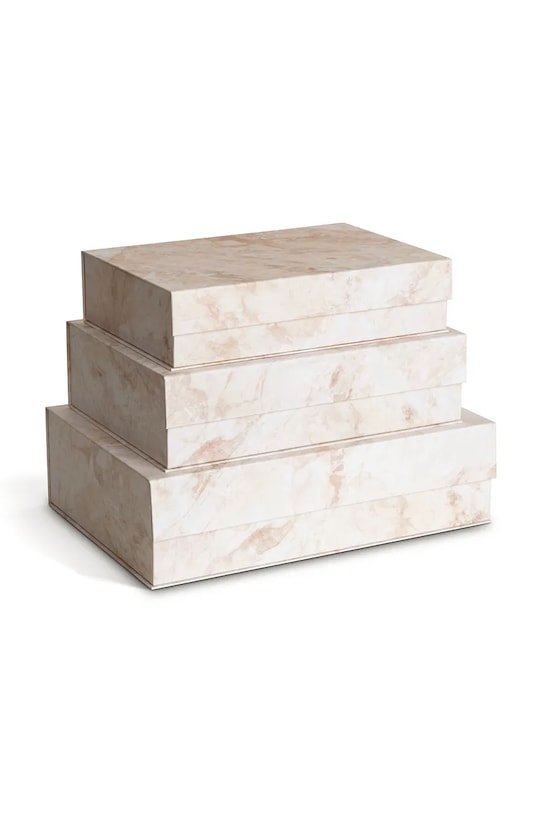 Bigso Box of Sweden zestaw pudełek do przechowywania 3-pack beżowy 123389433.99