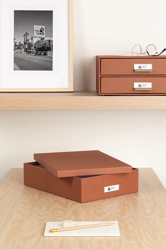 Bigso Box of Sweden pudełko do przechowywania A4 9451R1262.99 brązowy