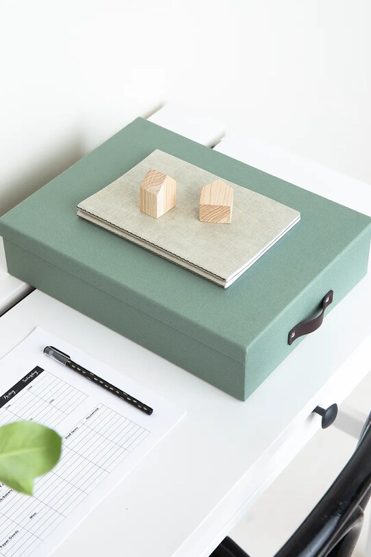 Ящик для хранения Bigso Box of Sweden A4 бирюзовый 9451C1649L01.99