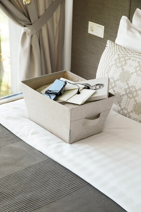 Salon i sypialnia Bigso Box of Sweden pudełko do przechowywania 6950S0201.99 beżowy
