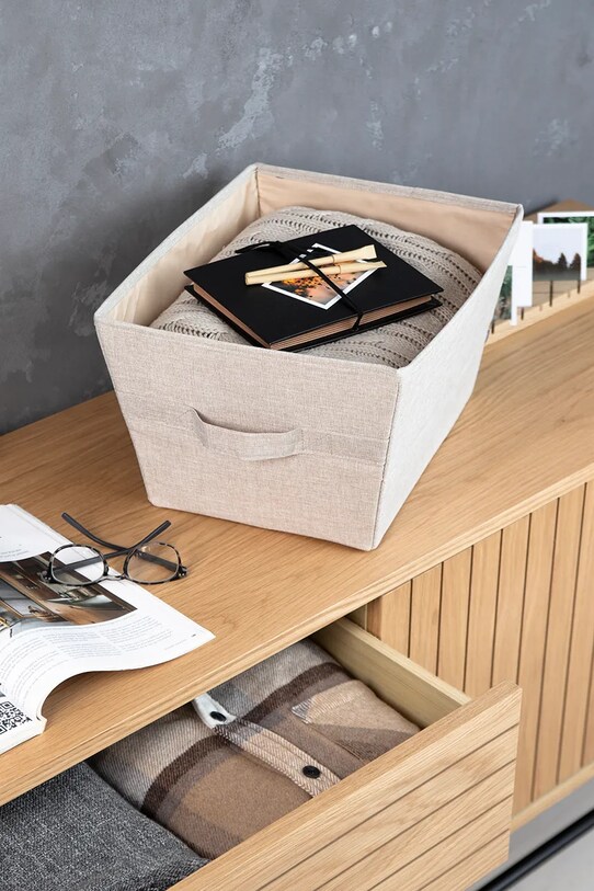 Salon i sypialnia Bigso Box of Sweden pudełko do przechowywania 6951S0201.99 beżowy
