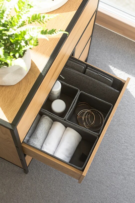 Вітальня та спальня Органайзер для шухляд Bigso Box of Sweden 6942S0101.99 сірий