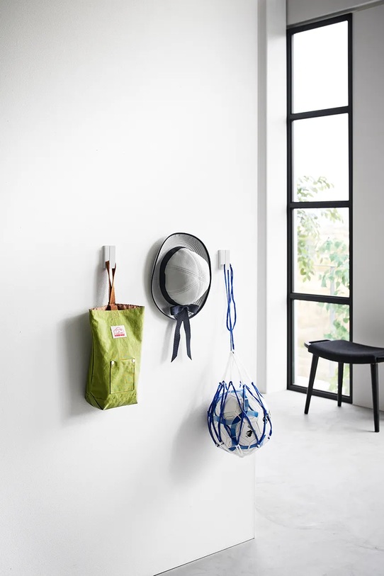 Sada nástěnných věšáků Yamazaki 3-pack bílá 1688