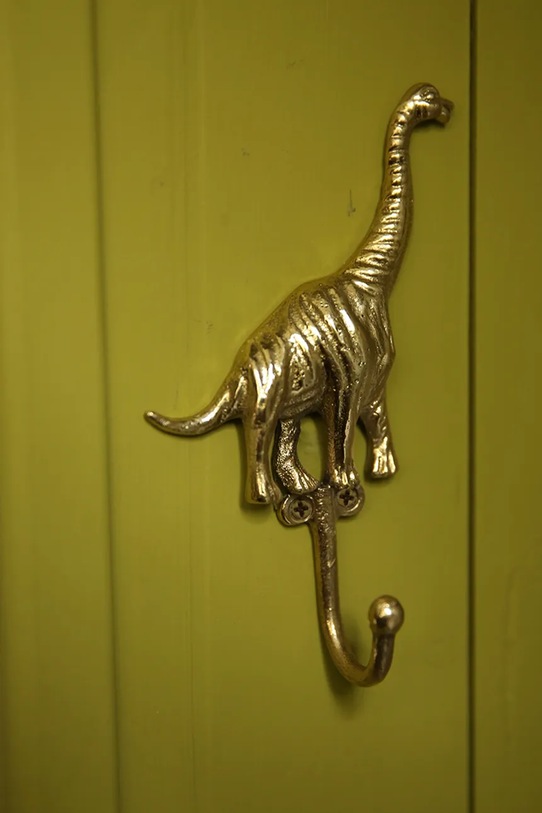 Zidna vješalica Doing Goods Dean Dinosaur Hook Set 2-pack 1.10.10.079.099.5 zlatna