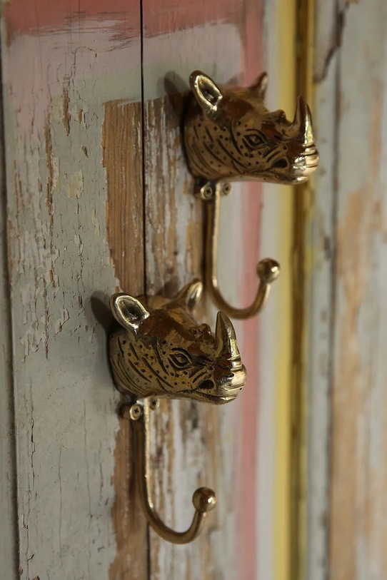 Nappali és hálószoba Doing Goods fali fogas Roger Rhino Hook 1.10.10.059.926.5 sárga