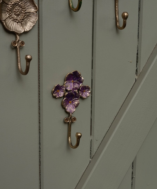 Настінна вішалка Doing Goods Valery Violet Field Hook 1.10.10.074.040.4 жовтий