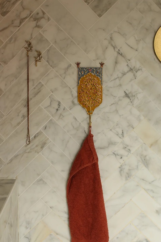 Obývací pokoj a ložnice Nástěnný věšák Doing Goods Marie Coral Hook 2-pack 1.10.10.065.926.1 žlutá