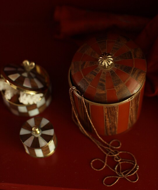 Контейнер з кришкою Doing Goods Piper Striped Circus Box барвистий 1.20.21.031.200.5