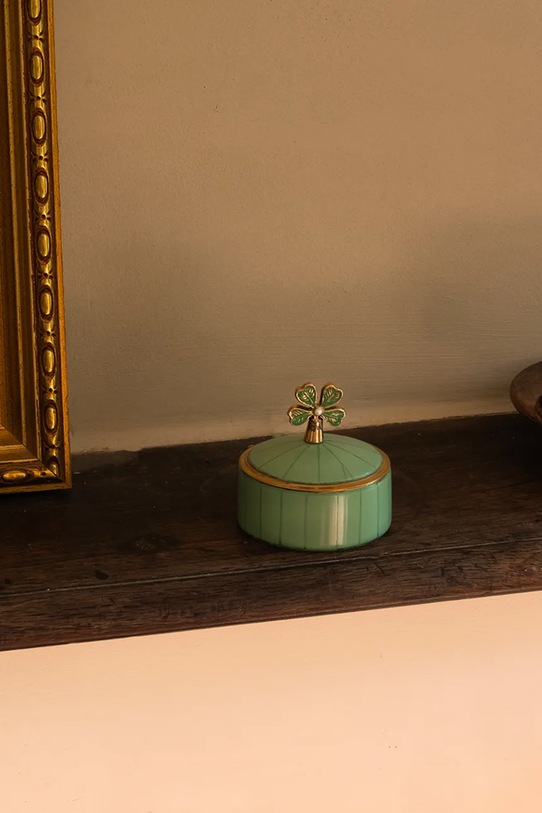 Doing Goods scatola per bigioteria Lucky Clover verde 1.20.21.037.600.4