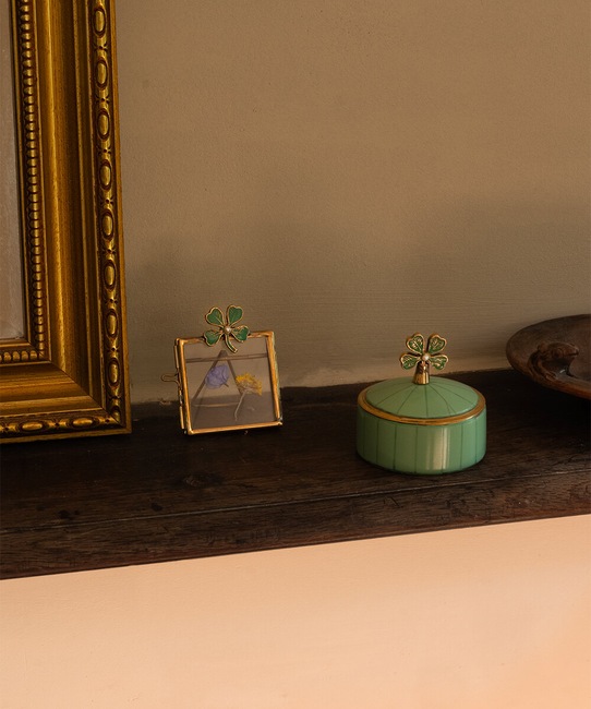 Doing Goods scatola per bigioteria Lucky Clover 1.20.21.037.600.4 verde