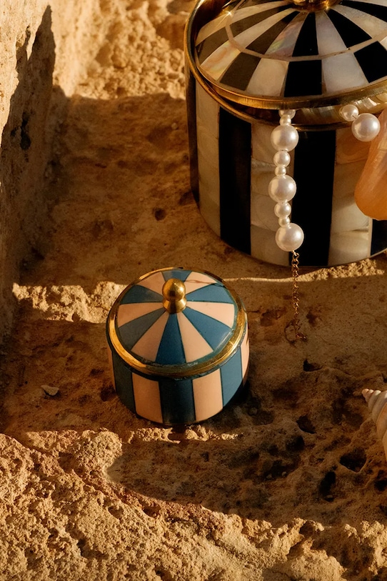 Obývacia izba a spálňa Nádoba s vekom Doing Goods Bailey Circus Box Blue 1.20.21.047.045.1 viacfarebná