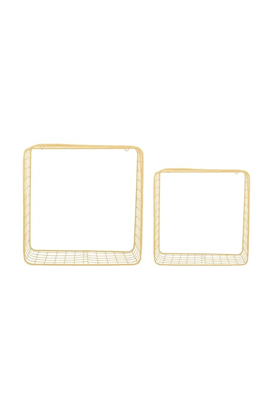 Настенная полка Present Time Reja 2 шт жёлтый PT4258LY