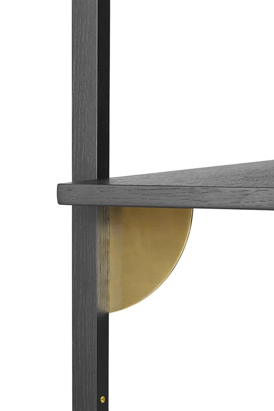 Настінна полиця ferm LIVING Sector Shelf Single/Narrow 1103532860 чорний AA00